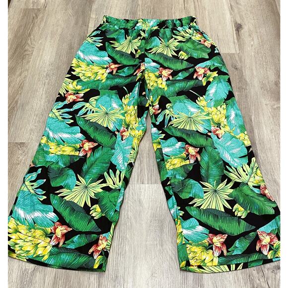 NICOLE MILLER New York Floral Wide Leg Pants Size Small - Picture 2 of 10